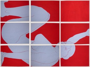 nonbasta, 2005, 300x420cm, acrilico su carta